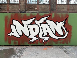 Indian t2b Graffiti Writing